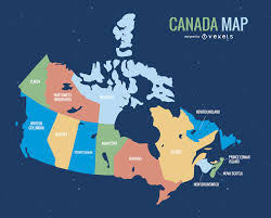 Roads, places, streets and buildings satellite photos. Vector De Mapa De Canada Descargar Vector