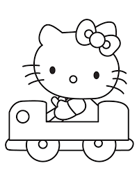 When it gets too hot to play outside, these summer printables of beaches, fish, flowers, and more will keep kids entertained. Free Printable Hello Kitty Coloring Pages Coloring Home