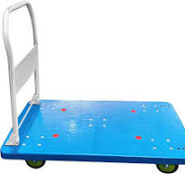 Power Industrial Trolley Folding Platform Heavy Duty Soundless Wheels 600KG  65 * 110CM Blue : Amazon.ae: Industrial & Scientific