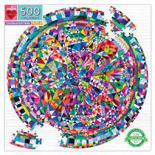 Maybe you would like to learn more about one of these? Triangle Pattern Round Jigsaw Puzzle 500 Pieces Eeboo