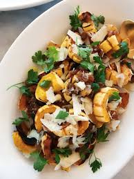 Delicata Squash With Golden Raisin Agrodolce And Pecorino Recipe On Food52 Recipe In 2020 Delicata Squash Recipes Food 52