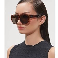Irma Black sinking Tortoiseshell Otra Eyewear