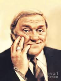 I can always tell when the mother in law's coming to stay; Les Dawson Vintage Comedian Painting By Esoterica Art Agency
