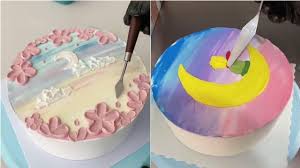 Watch me as i bake and decorate my mom's birthday cake! So Simple Birthday Cake Decoration Design Ideas So Yummy Cake Decorating Mom Bakers Cakes Youtube