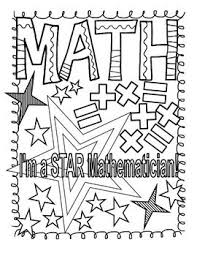 Math And Reading Doodle Coloring Pages Math Coloring Math Notebook Cover Coloring Pages