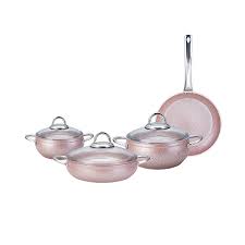 Silver stone bio grani̇t 7 parça tencere seti̇. Karaca Avanos Rose Bio Granit 7 Parca Tencere Seti Alkapida Com