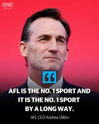 AFL chief executive Andrew Dillon has fired back at his NRL counterpart  Peter V'landys, dismissing the rugby league chief's claim to code supremacy  in Australia. SUNDAY SHOUT 👉 bit.ly/4ldQOWM