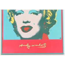 1996 Andy Warhol Foundation Marilyn Offset Lithograph Poster, Framed