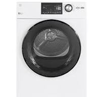 GE 24 in. 4.3 cu. ft. Stackable Electric Dryer with 13 Dryer Programs, 2 Dry Options, Sanitize Cycle & Sensor Dry - White