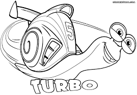 40+ snail coloring pages for printing and coloring. Turbo Snail Coloring Page