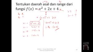 Selain itu, kamu juga akan mendapatkan latihan soal interaktif dalam 3 tingkat kesulitan (mudah, sedang, sukar). Latihan Soal Dan Pembahasan Kalkulus 1 Fungsi Domain Range Komposisi Youtube