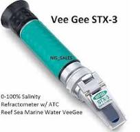 $119.99 Vee Gee STX-3 0-100% Salinity Refractometer ATC Reef Sea Marine  Water