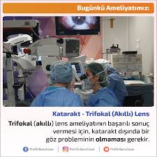 Trifokal Akilli Lens Ameliyatinin Basarili Sonuc Vermesi Icin Katarakt Disinda Bir Goz Probleminin Olmamasi Gerekir Trifokal Akillilens Kata Bilgi Arama