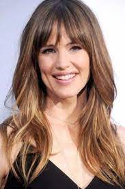 Long Blended Bangs Haircut Women Bangshairstyle Long Hair Styles Long Fringe Hairstyles Fringe Haircut