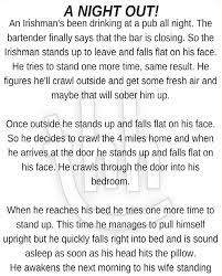A Night Out Funny Story Funny Stories Short Funny Stories Irish Men