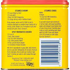 Label will show that only five official ingredients are listed: The History Of Old Bay Seasoning The Recipe Blends 18 Different Herbs And Spices Including Mustard Celery Salt Old Bay Seasoning Old Bay Seasoning Recipes