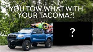 Each engine offers a thrilling and energetic performance to. Toyota Tacoma Towing Tips Youtube