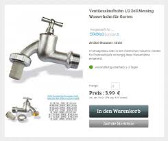 Das elegante design und die hochwertigen materialien des wasserhahns machen dein waschbecken zu. Stabilo Wasserhahn 1 2 Ein Halb Zoll Garten Aussen Messing Auslaufventil Wasserhahne Ventil Auslaufhahne Auslaufventile W Wasserhahn Sanitar Wasserhahn Garten