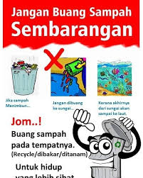 Semakin kita bisa menangani limbah dengan benar. Gambar Kartun Buang Sampah Pada Tempatnya