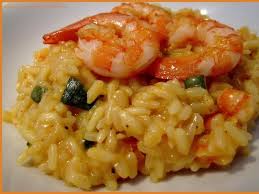 Recette De Risotto Crevettes Et Courgettes Recette Recette Risotto Crevette Recette Risotto Recettes De Cuisine