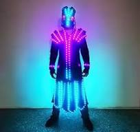 Amazon.com: HoHoHuo Costume Lights Up Clothes Stage ...