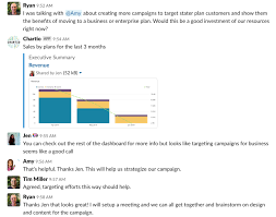 Chat With Charts Chartio Now Shares To Slack Chartio Blog