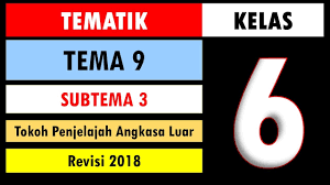 Berikut contoh soal ulangan harian kelas 6 tema 9 subtema 3. Soal Tematik Kelas 6 Tema 9 Subtema 3 Dan Kunci Jawaban Tokoh Penjelajah Angkasa Luar Youtube