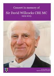 Sir David Willcocks CBE MC