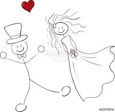 Brautpaar Strichmannchen Stockfotos Und Lizenzfreie Vektoren Auf Fotolia Com Bild 62970674 Hochzeit Zeichnung Gluckwunschkarte Hochzeit Karte Hochzeit