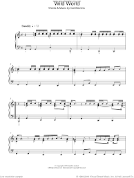 Stevens Wild World Intermediate Sheet Music For Piano Solo