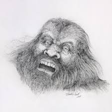 Bigfoot Art Pin by jake duddey on bigfoot/sasquatch | bigfoot drawing. bigfoot art