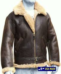 Cockpit Raf Sheepskin Bomber Jacket Jackets Men Fashion Mens Jackets Leather Jacket