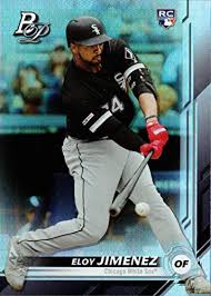 Get the best deal for rookie eloy jimenez baseball cards from the largest online selection at ebay.com. Amazon Com 2019 Bowman Platinum Baseball 74 Eloy Jimenez Rookie Card Short Print Sp Collectibles Fine Art