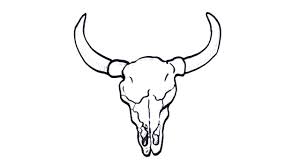 They can be inked in many different ways, to reflect different meanings. How To Draw Bull Skull Easy Youtube