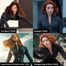 Junko miyashita woman with red hair. Avengers Infinity War Why Black Widow Has Blonde Hair