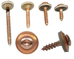 Antique copper plated pan head wood screws. Spengler Screws Sealing Screws A2 Copper Torx With 15mm Sealing Washer Ebay