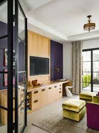 75 Most Popular 75 Beautiful Home Office with Porcelain Flooring and Grey  Floors Ideas and Designs Design Ideas for July 2025