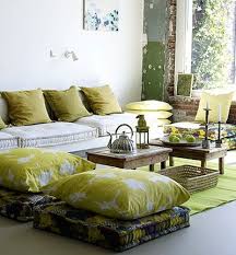 Home Decor Floor Pillow Inspiration Ideas Green Home Decor Living Room Designs Bohemian Living Room