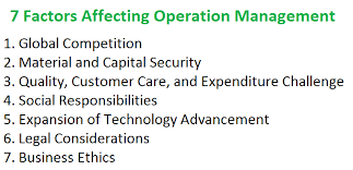 Social factors affecting business environment and strategy. Factors Affecting Operation Management Circle Of Business