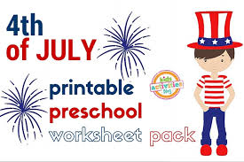 You'll find free printable worksheets, coloring pages, and seasonal activities here on planes. 4th Of July Printable Preschool Worksheet Pack