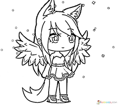 Your dream of creating your anime character will. Gacha Life Coloring Pages Unique Collection Print For Free