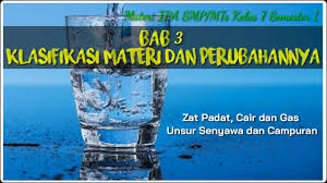 Download ppt materi ipa kelas 7 smp mts kurikulum 2013. Klasifikasi Materi Dan Perubahannya Zat Padat Cair Dan Gas Unsur Senyawa Dan Campuran Kelas 7 Youtube