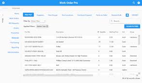 (3) ready made components when the components are bought rather than made. Materials Inventory Management Features Work Order Pro Cmms