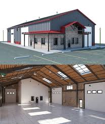 Office Interior Exterior Warehouse 3d Https Static Turbosquid Com Preview 2019 02 01 14 2 Commercial Design Exterior Architect Design House Warehouse Design