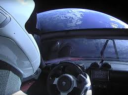 Here S The Last Shot Spacex Got Of Elon Musk S Tesla Roadster And Its Dummy Driver Starman Falcon Heavy Tesla Tesla Roadster