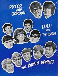 Souvenir Concert Program Peter Gordon Lulu The Luvvers The Rockin Berries Music Poster British Music Rock Groups