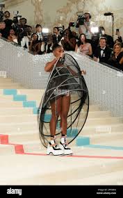New York, USA. 01 May 2023. Janelle Monae on the red carpet during The 2023  Met Gala honoring Karl Lagerfeld, A Line of Beauty, held at the  Metropolitan Museum of Art in