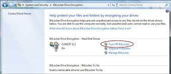 So you have to repopulate the tpm chip with the bitlocker recovery key. How To Turn Off Bitlocker Drive Encryption On Windows 7