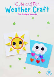 Paper Weather Crafts In 2020 Weather Crafts Camping Crafts For Kids Crafts For Kids