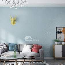 Obtain this alluring women style bedroom by implementing the right color for this teal bedroom ideas relies on beige, pastel, and coral colors which fashions a clean, pearly look for the room. Pure Solid Color Wallpaper Bedroom Living Room Linen Pattern Home Decor